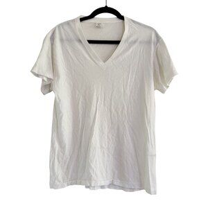 Vintage Jockey Classic T-Shirts Men's White V-Neck Short Sleeve Size L 5 piece